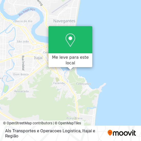 Als Transportes e Operacoes Logistica mapa