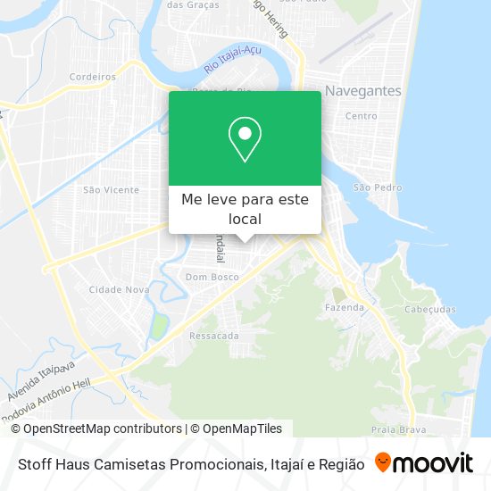 Stoff Haus Camisetas Promocionais mapa