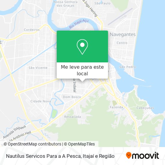 Nautilus Servicos Para a A Pesca mapa