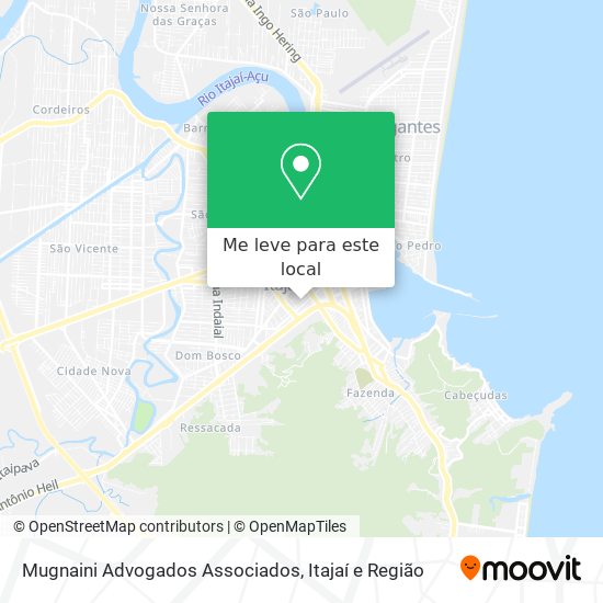 Mugnaini Advogados Associados mapa