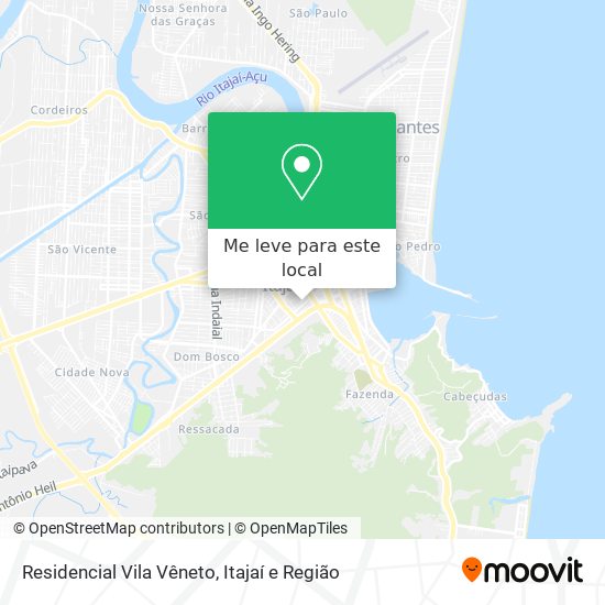 Residencial Vila Vêneto mapa