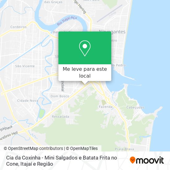 Cia da Coxinha - Mini Salgados e Batata Frita no Cone mapa