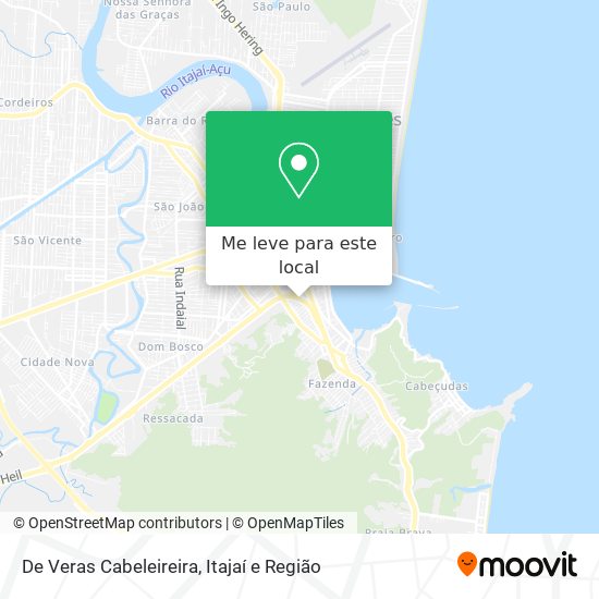 De Veras Cabeleireira mapa