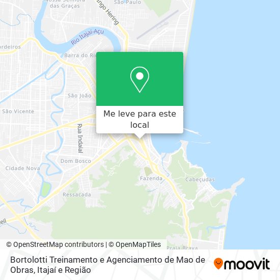 Bortolotti Treinamento e Agenciamento de Mao de Obras mapa