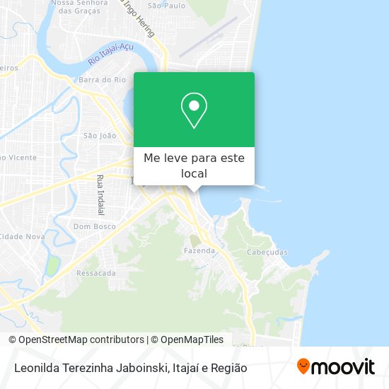 Leonilda Terezinha Jaboinski mapa