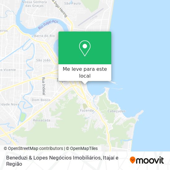 Beneduzi & Lopes Negócios Imobiliários mapa