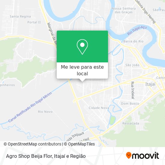 Agro Shop Beija Flor mapa