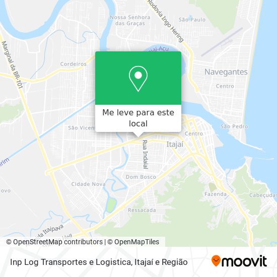 Inp Log Transportes e Logistica mapa