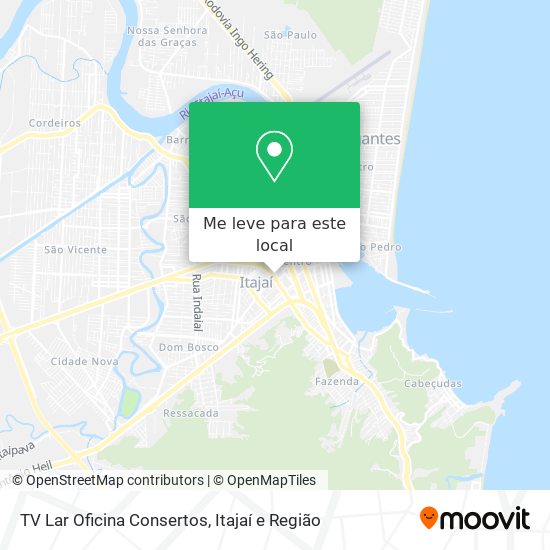 TV Lar Oficina Consertos mapa