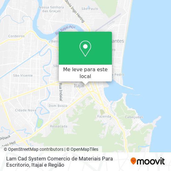 Lam Cad System Comercio de Materiais Para Escritorio mapa
