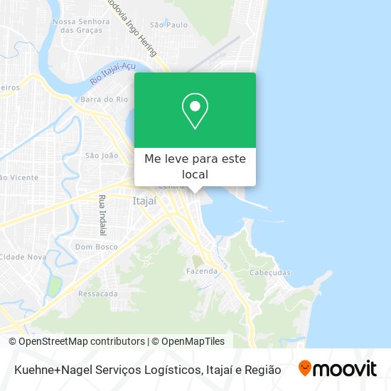 Kuehne+Nagel Serviços Logísticos mapa