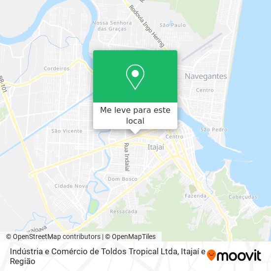 Indústria e Comércio de Toldos Tropical Ltda mapa