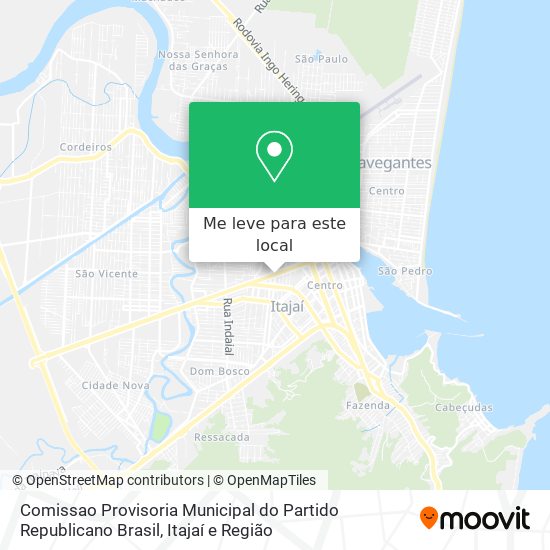 Comissao Provisoria Municipal do Partido Republicano Brasil mapa