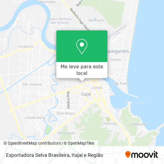 Exportadora Selva Brasileira mapa