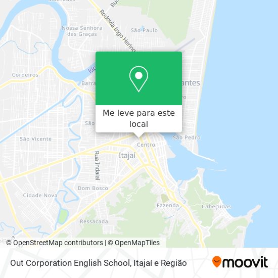 Out Corporation English School mapa