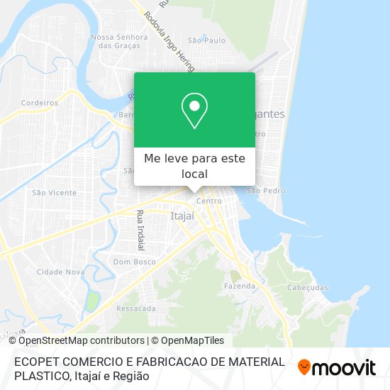 ECOPET COMERCIO E FABRICACAO DE MATERIAL PLASTICO mapa