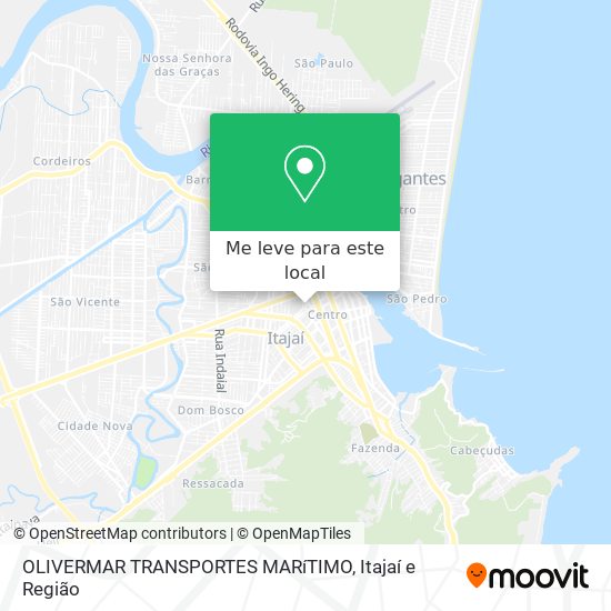 OLIVERMAR TRANSPORTES MARíTIMO mapa