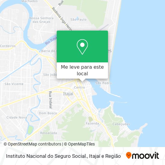 Instituto Nacional do Seguro Social. mapa
