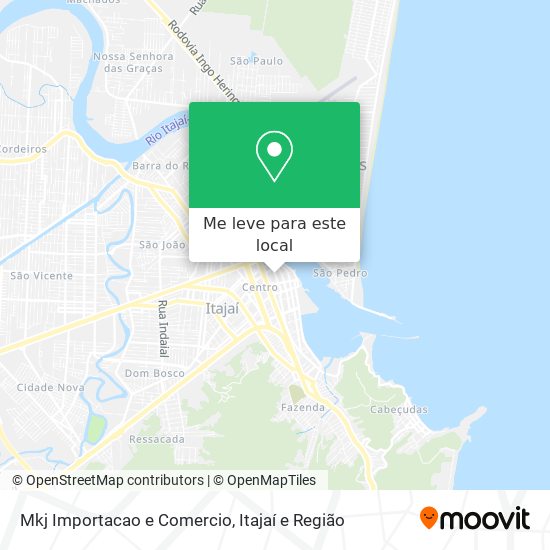 Mkj Importacao e Comercio mapa