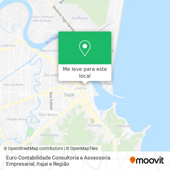 Euro Contabilidade Consultoria e Assessoria Empresarial mapa