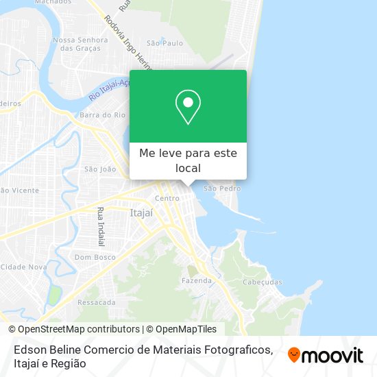 Edson Beline Comercio de Materiais Fotograficos mapa