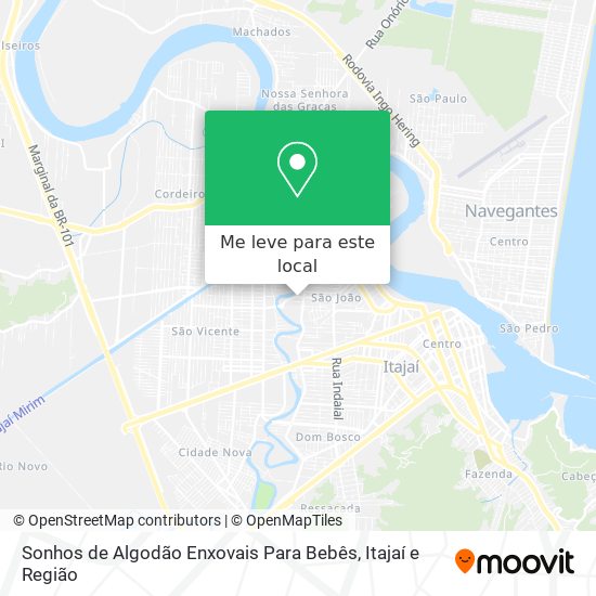 Sonhos de Algodão Enxovais Para Bebês mapa