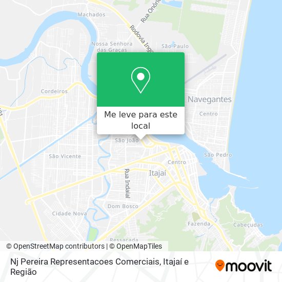 Nj Pereira Representacoes Comerciais mapa