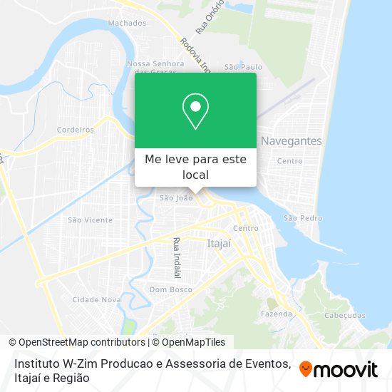 Instituto W-Zim Producao e Assessoria de Eventos mapa
