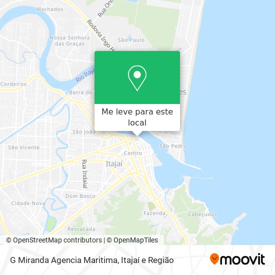 G Miranda Agencia Maritima mapa