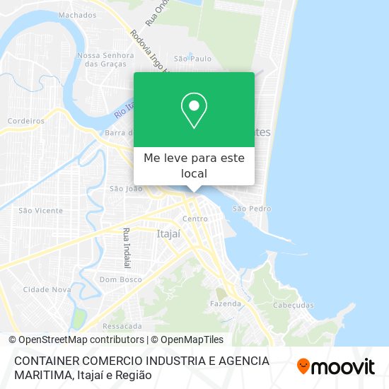 CONTAINER COMERCIO INDUSTRIA E AGENCIA MARITIMA mapa