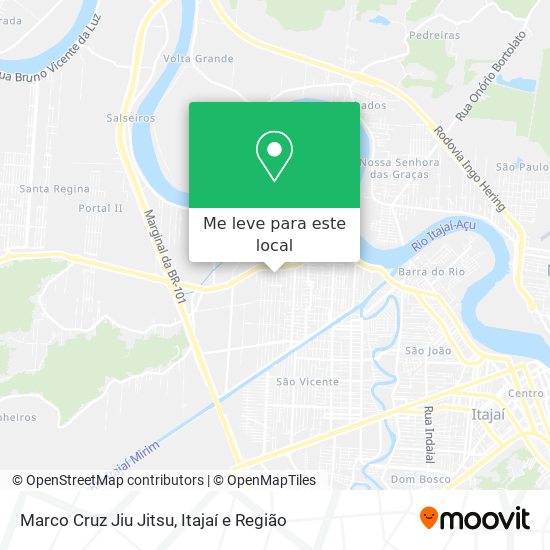 Marco Cruz Jiu Jitsu mapa