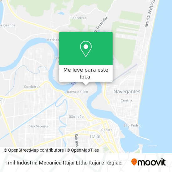 Imil-Indústria Mecânica Itajaí Ltda mapa