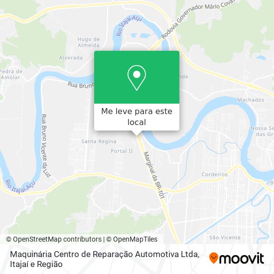 Maquinária Centro de Reparação Automotiva Ltda mapa