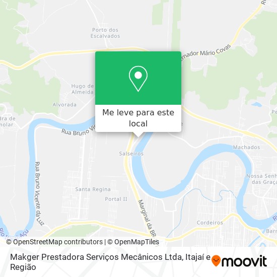 Makger Prestadora Serviços Mecânicos Ltda mapa