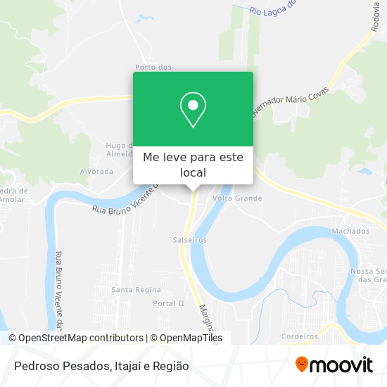 Pedroso Pesados mapa