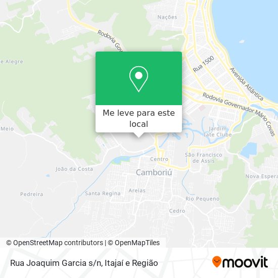 Rua Joaquim Garcia s/n mapa