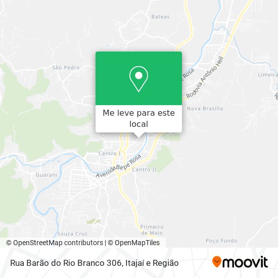 Rua Barão do Rio Branco 306 mapa