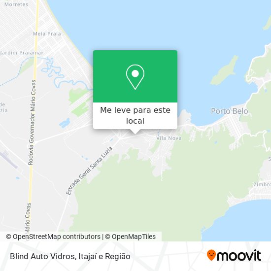 Blind Auto Vidros mapa