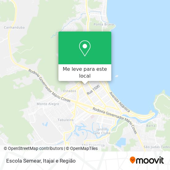 Escola Semear mapa