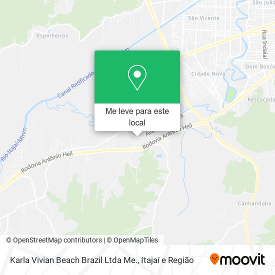 Karla Vivian Beach Brazil Ltda Me. mapa