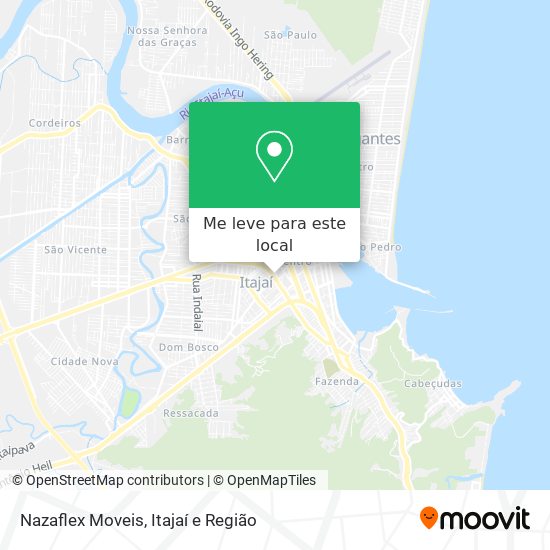 Nazaflex Moveis mapa