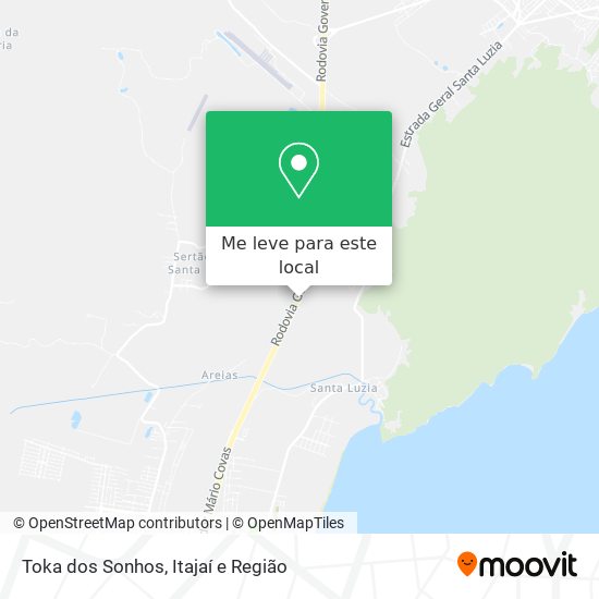 Toka dos Sonhos mapa