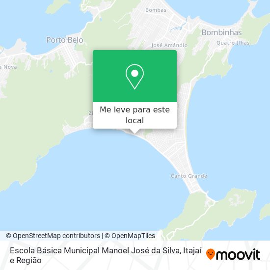 Escola Básica Municipal Manoel José da Silva mapa