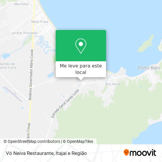 Vó Neiva Restaurante mapa