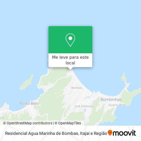 Residencial Agua Marinha de Bombas mapa