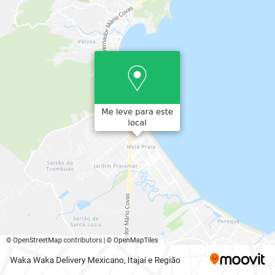 Waka Waka Delivery Mexicano mapa