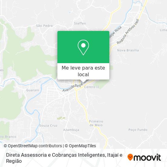 Direta Assessoria e Cobranças Inteligentes mapa