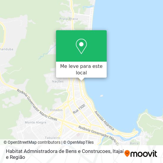 Habitat Admnistradora de Bens e Construcoes mapa