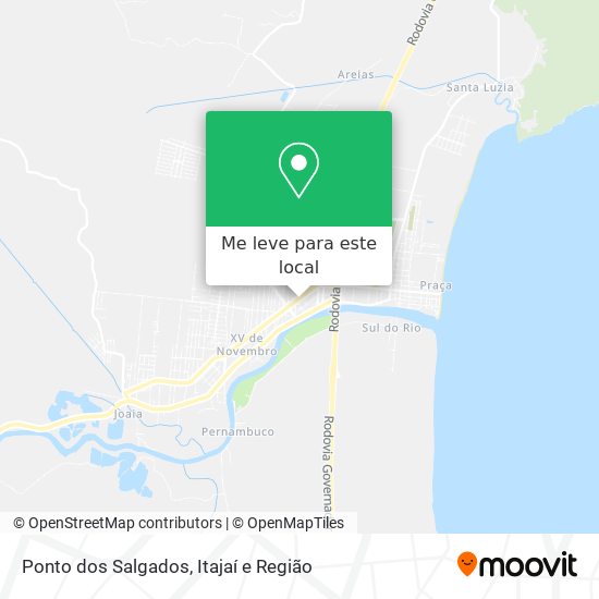 Ponto dos Salgados mapa