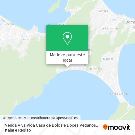 Venda Viva Vida Casa de Bolos e Doces Veganos. mapa